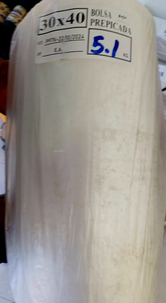 Bolsa prepicada 30 x 40 / 5.1K
