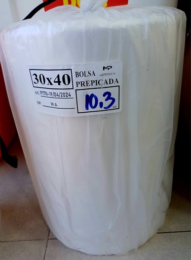 Bolsa prepicada 30 x 40 / 10,3K
